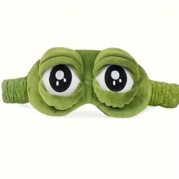 Cuddle Buddy Soft Frog Sleep Eye Mask NEW - Picture 7 of 7